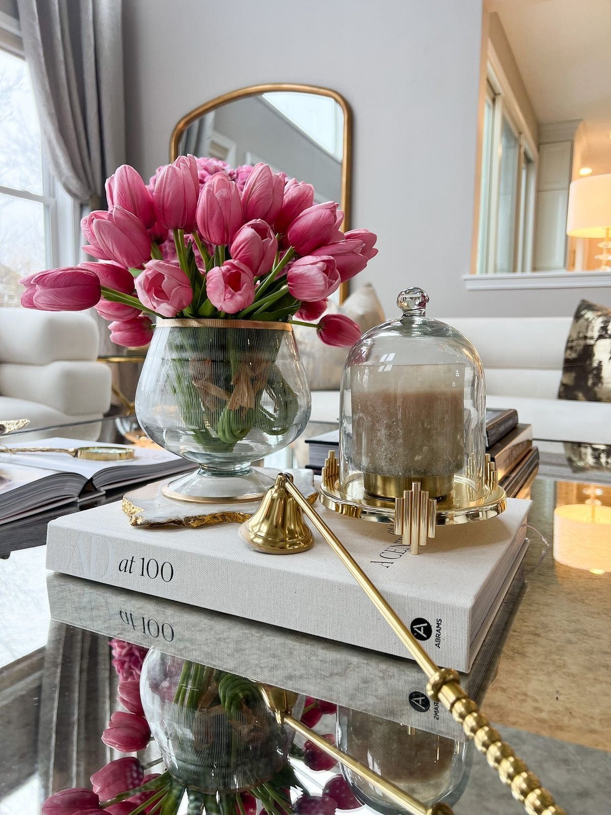 Luxury floral styling for interiors