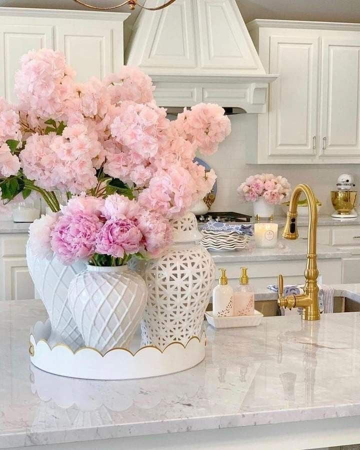 Luxury floral styling for interiors