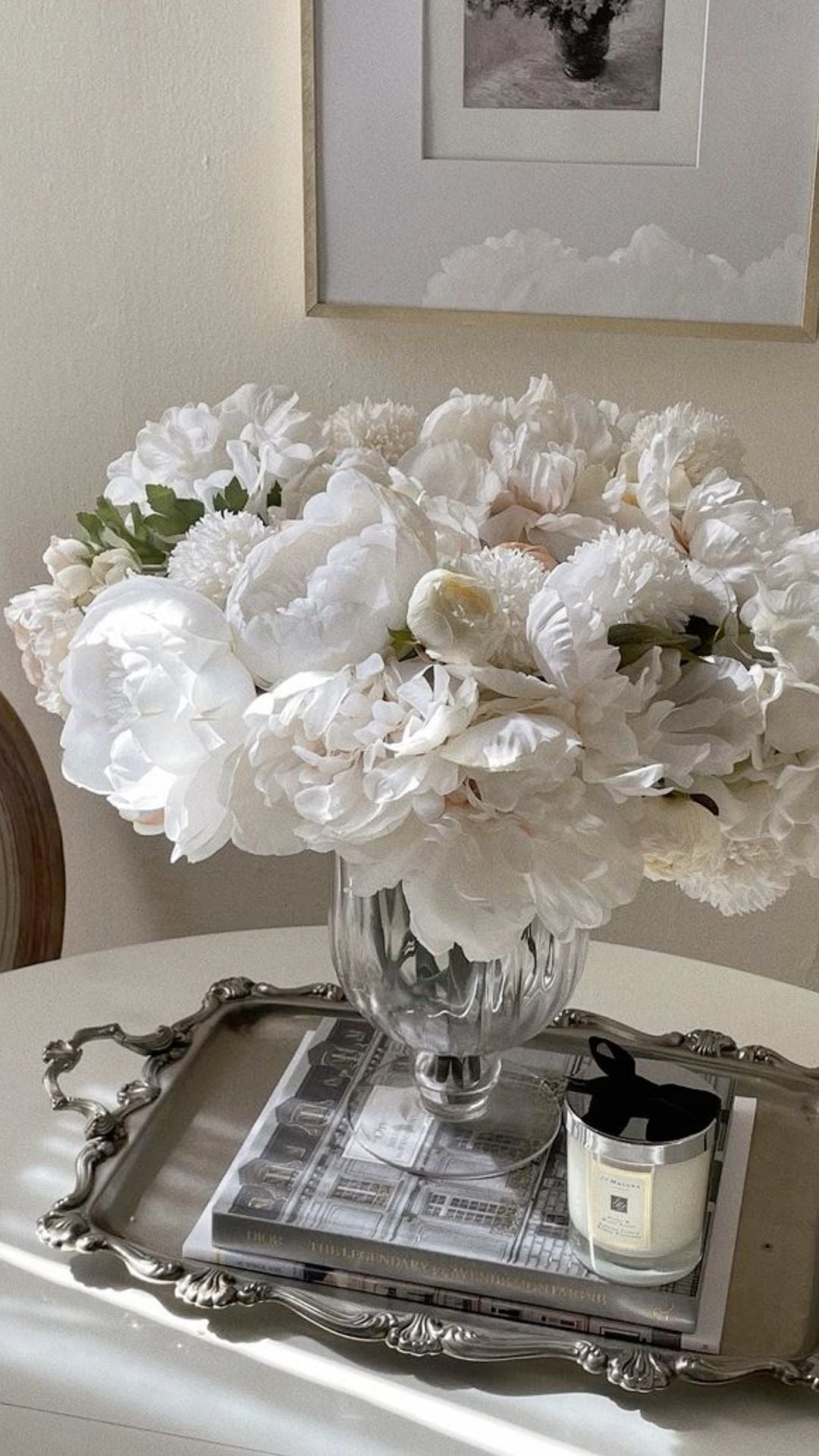 Luxury floral styling for interiors