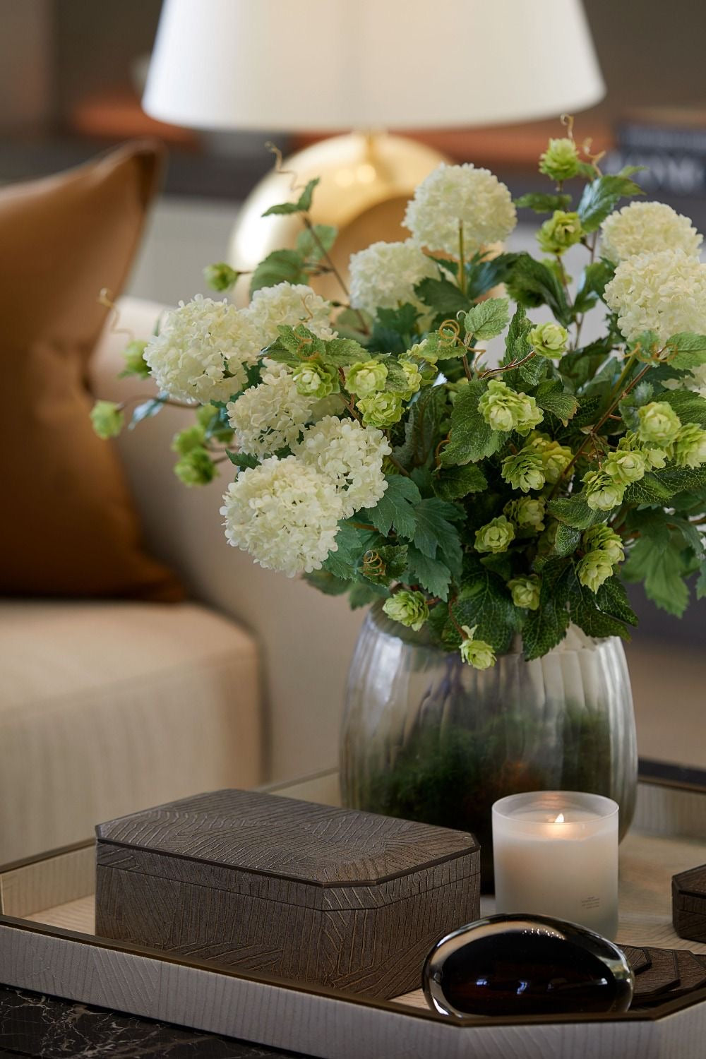 Luxury floral styling for interiors