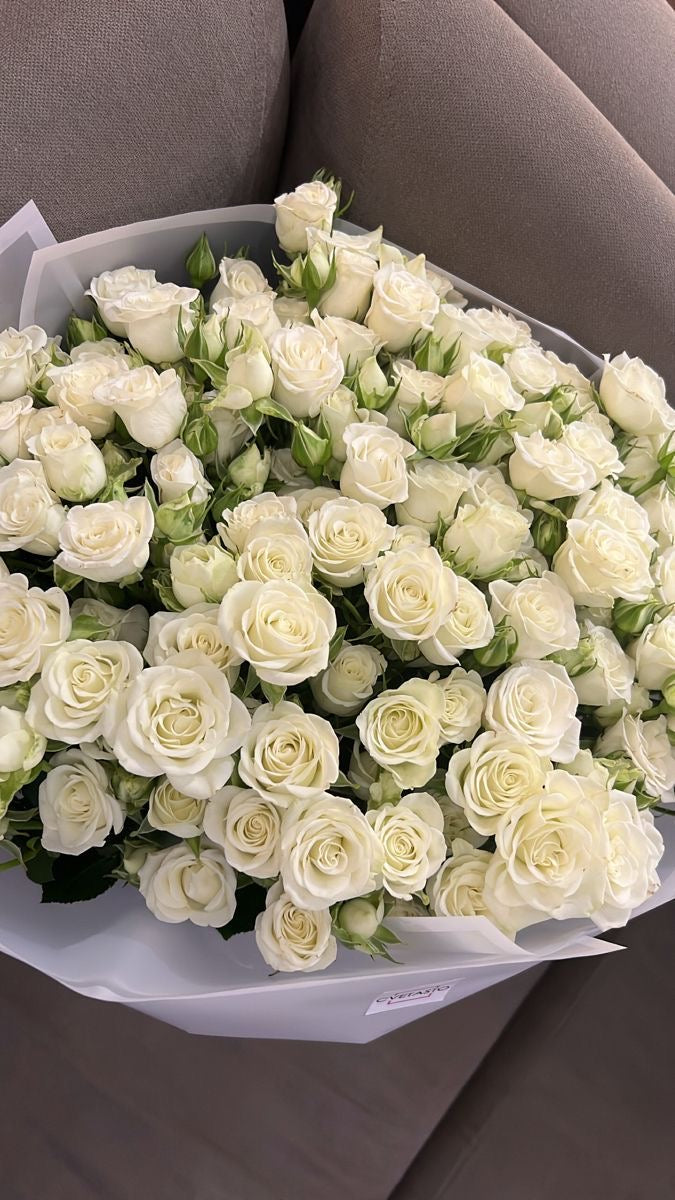 White Spray Roses