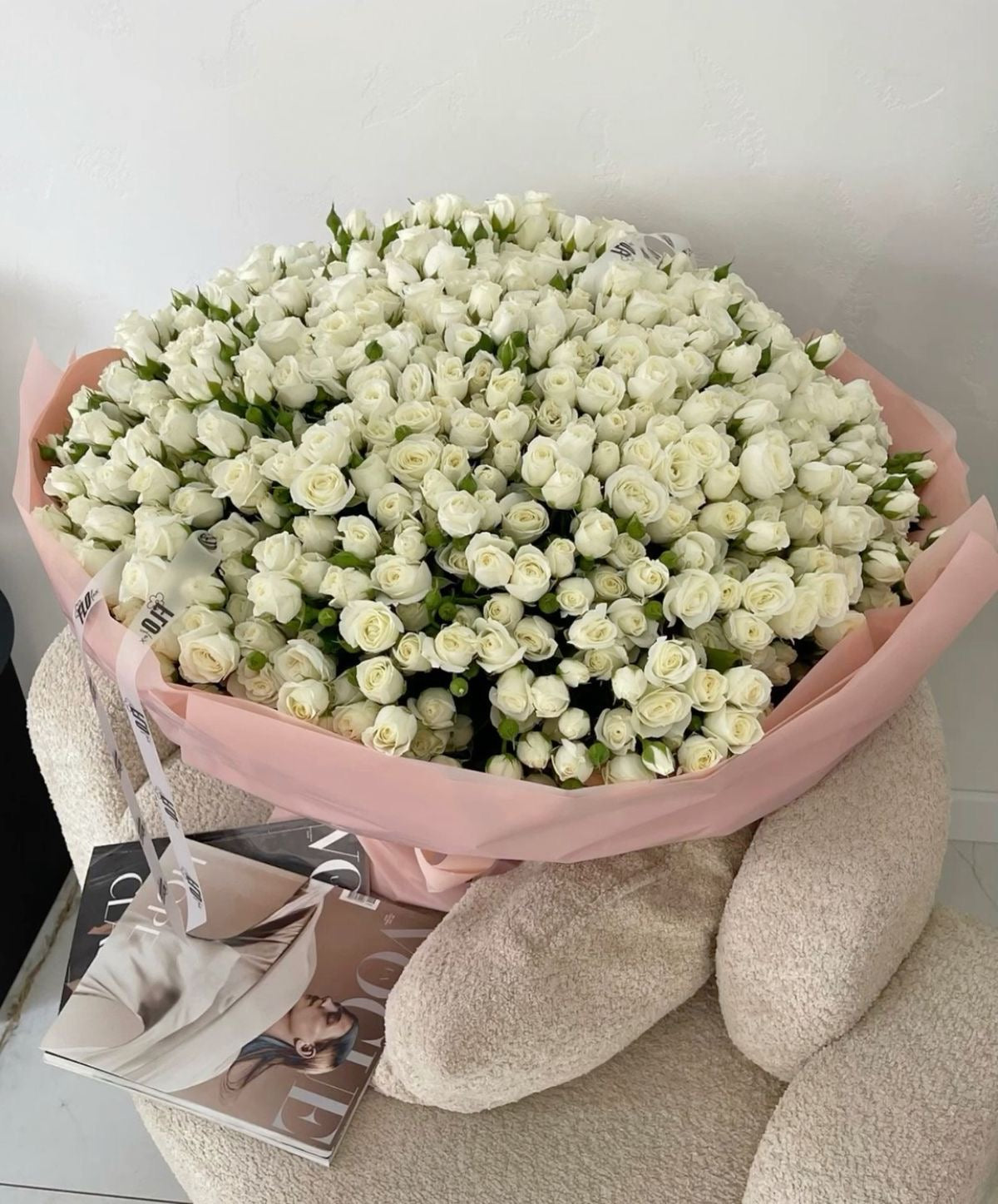 White Spray Roses