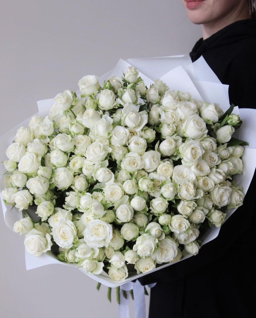White Spray Roses