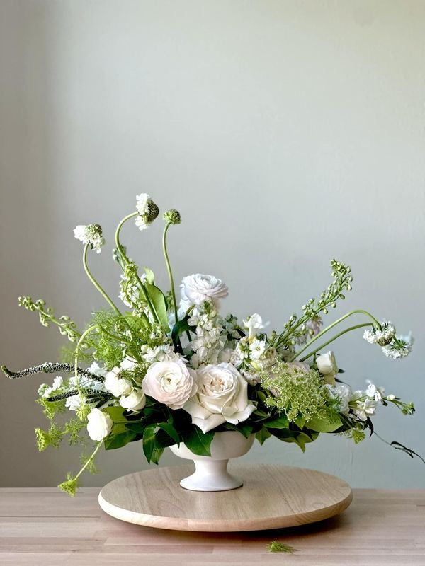 Weddings & events floral decoration Green & White