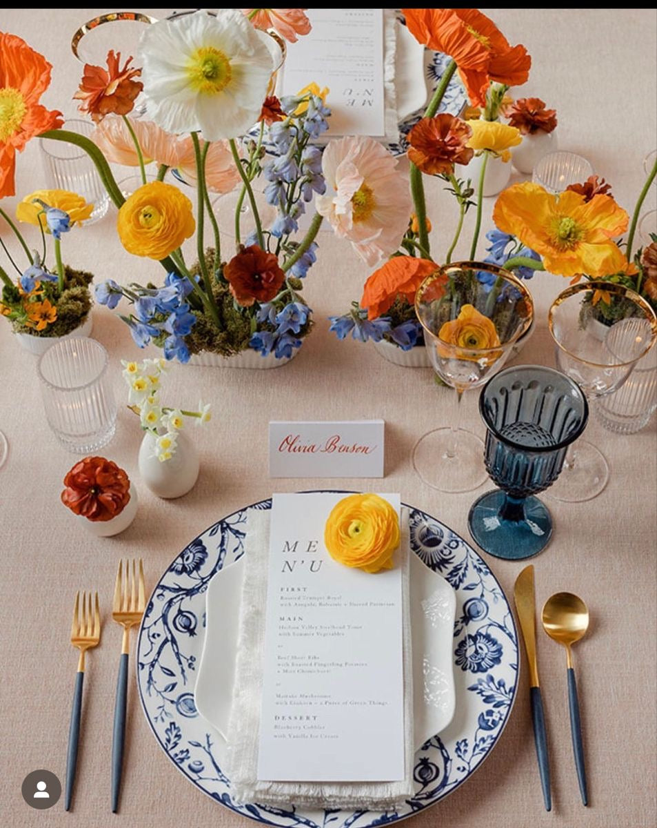 Weddings & events floral decoration Orange