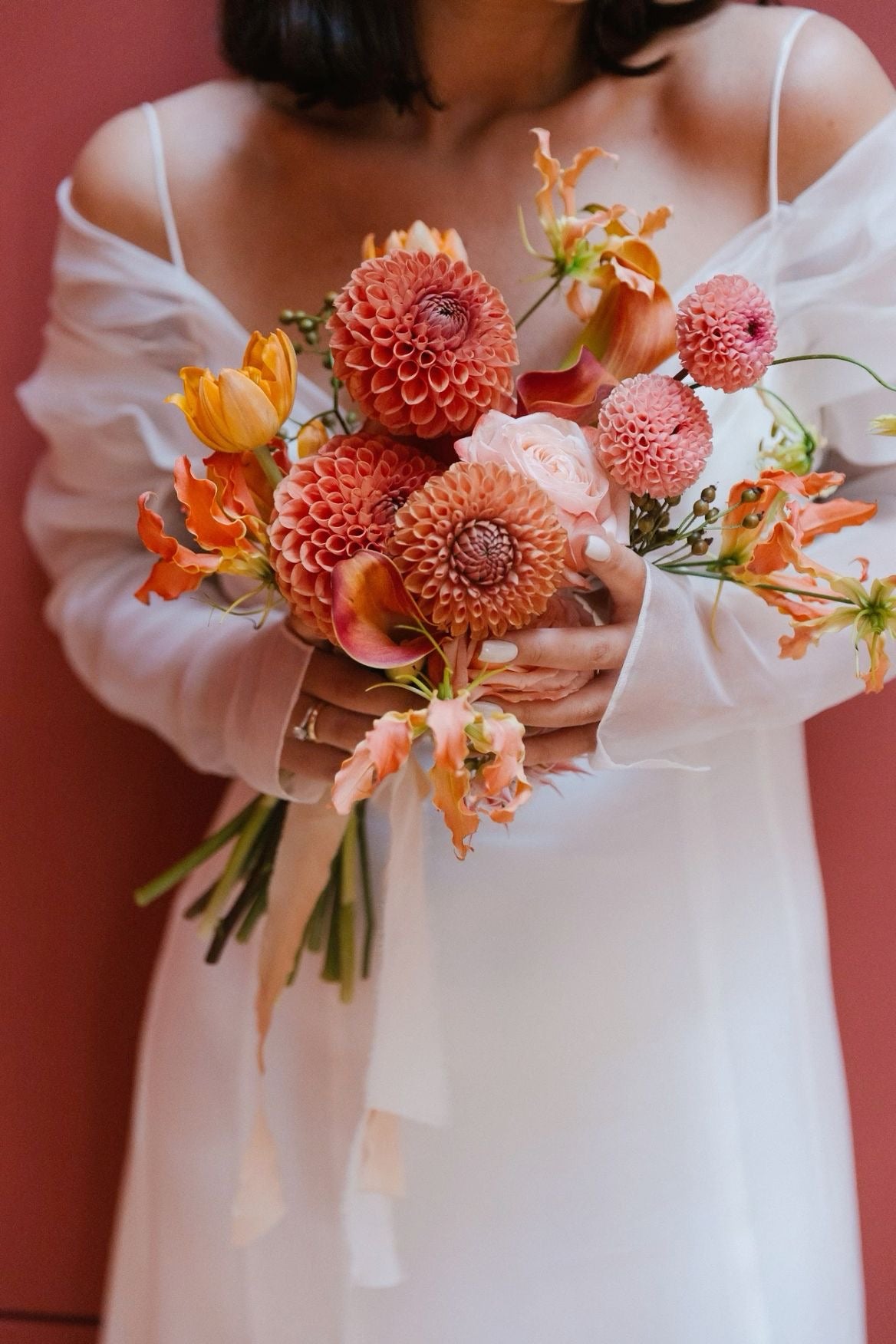 Weddings & events floral decoration Orange