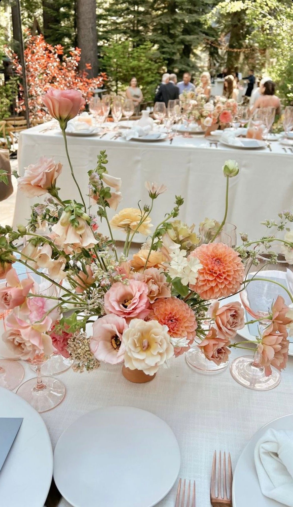 Weddings & events floral decoration Orange