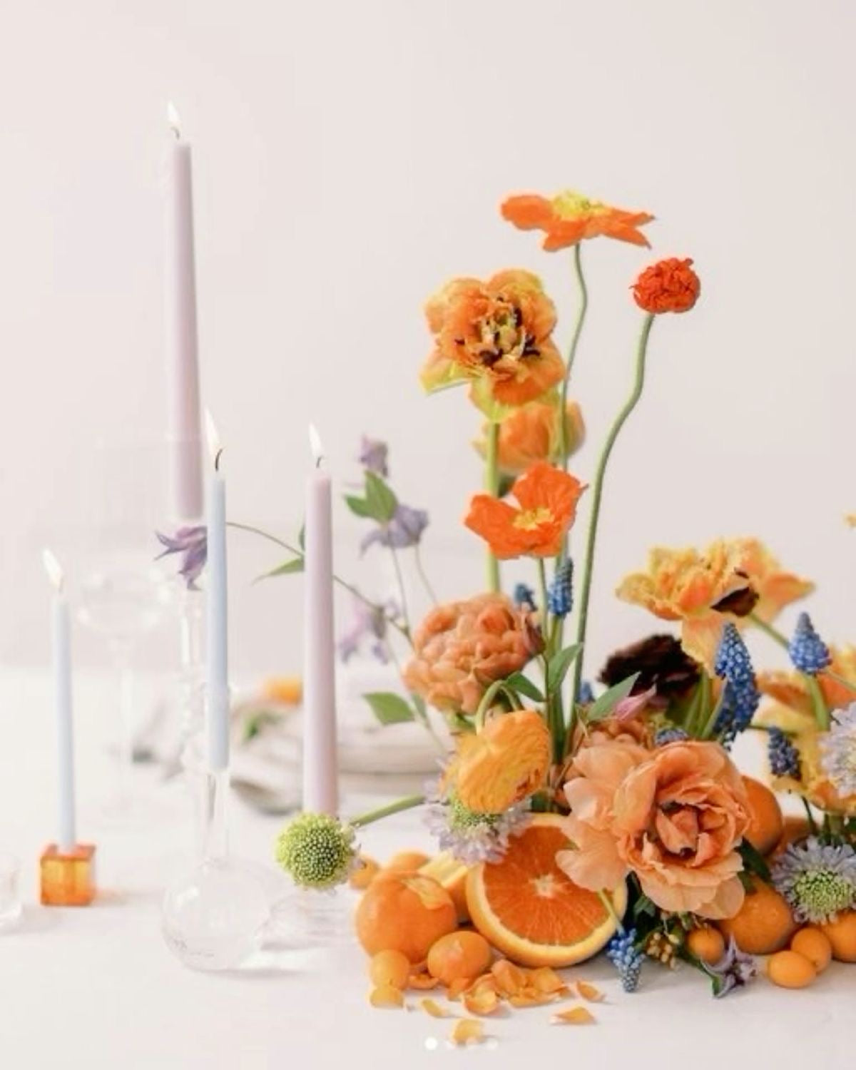 Weddings & events floral decoration Orange