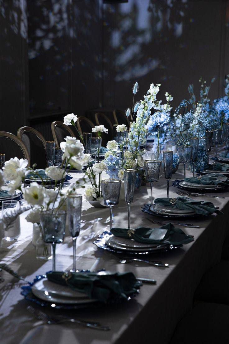 Weddings & events floral decoration Blue