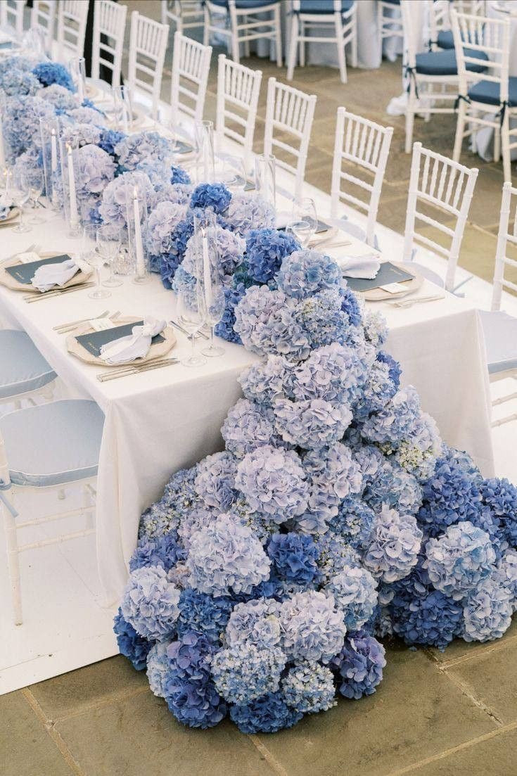 Weddings & events floral decoration Blue