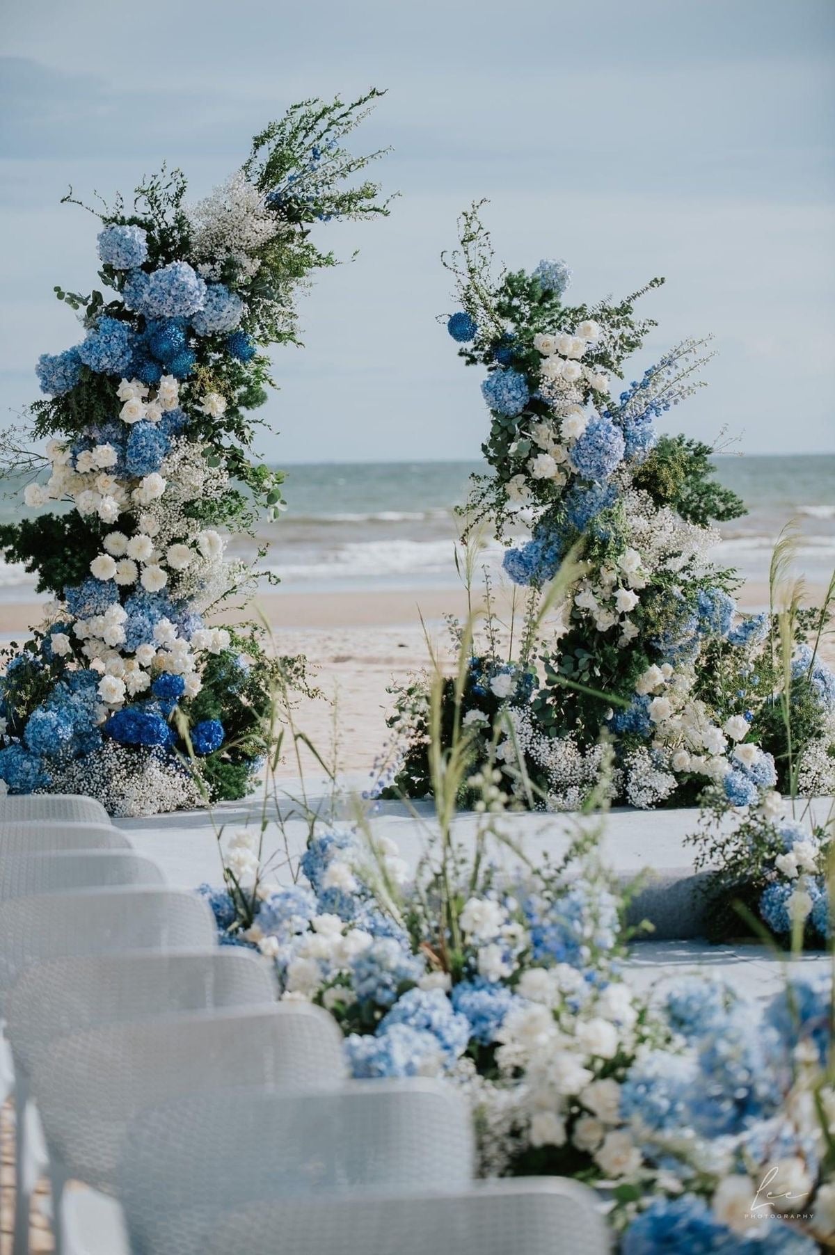 Weddings & events floral decoration Blue