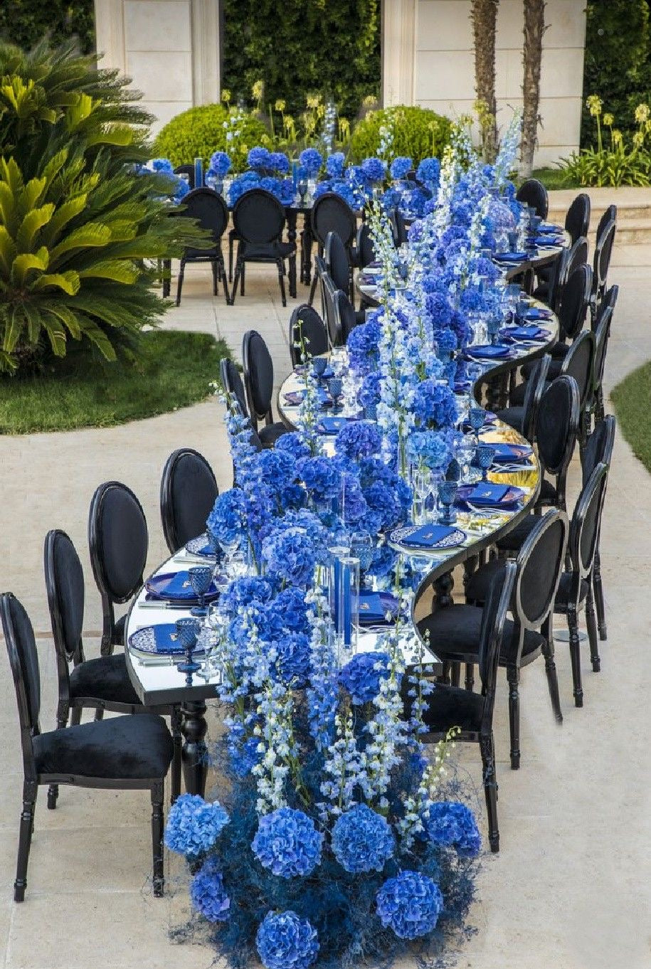 Weddings & events floral decoration Blue