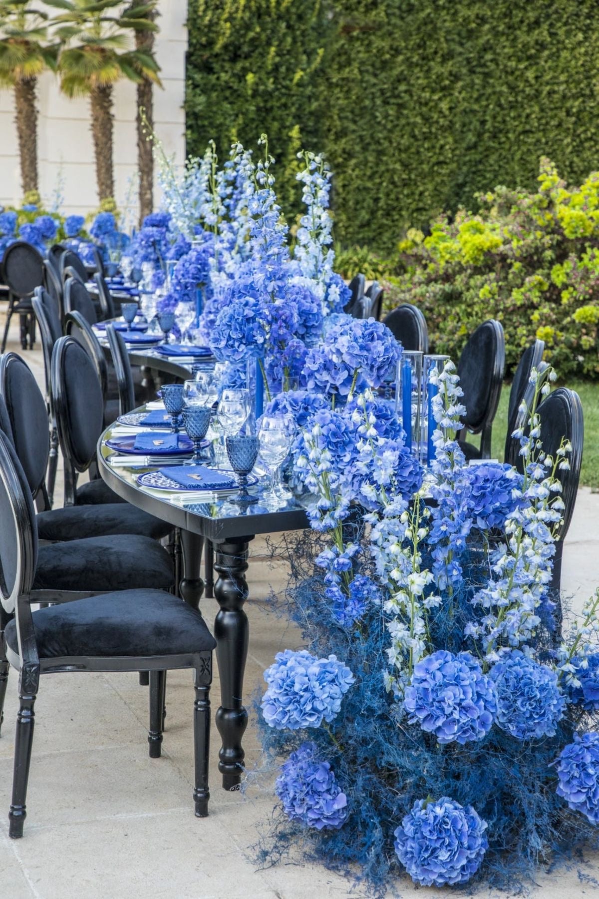 Weddings & events floral decoration Blue