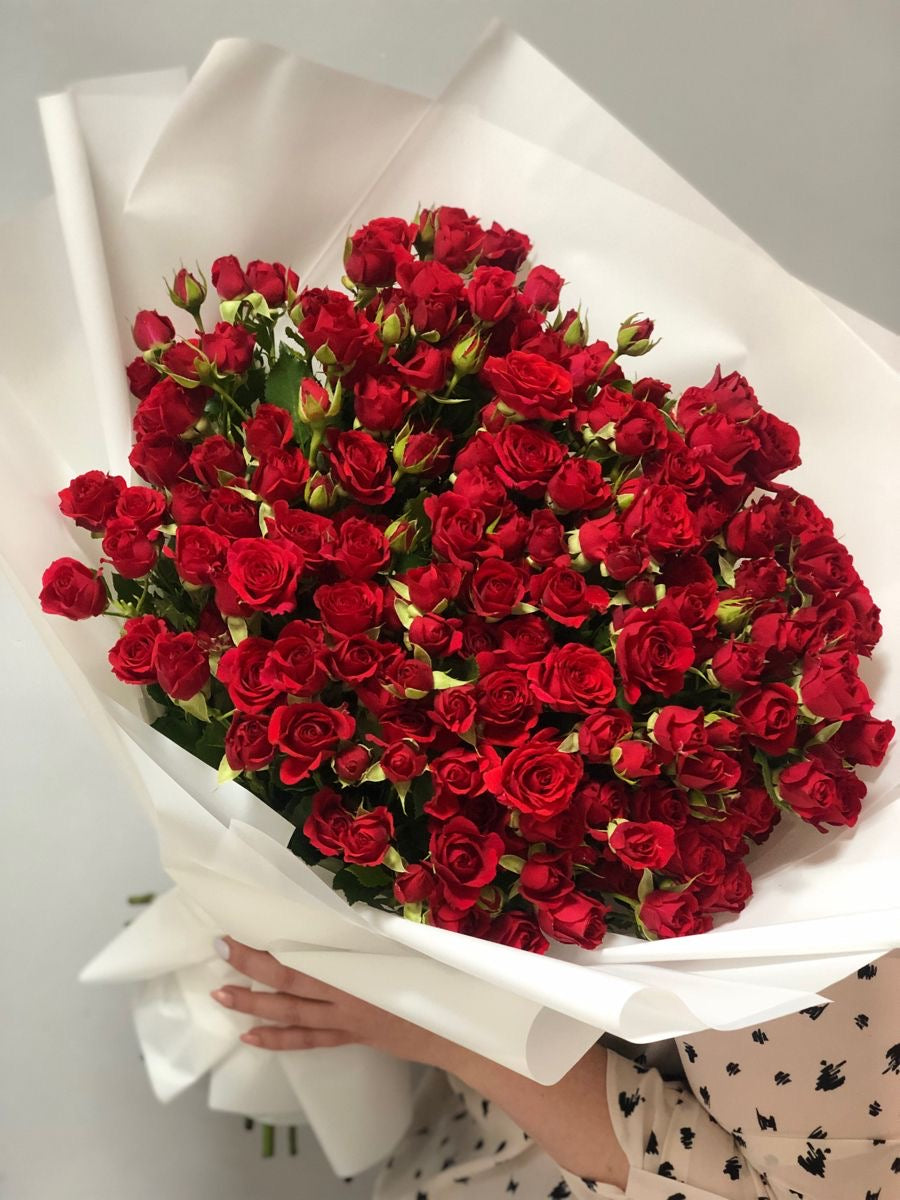 Red Spray Roses