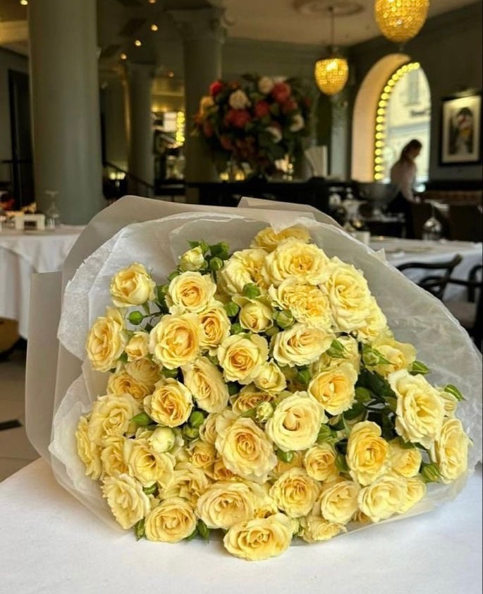 Yellow Spray Roses