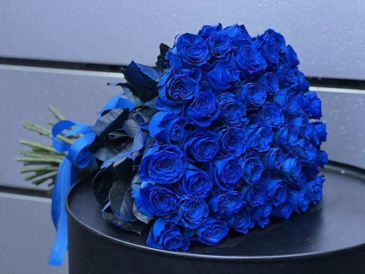 Blue Premium Roses