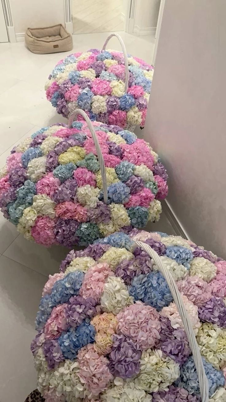 Large Hydrangeas basket