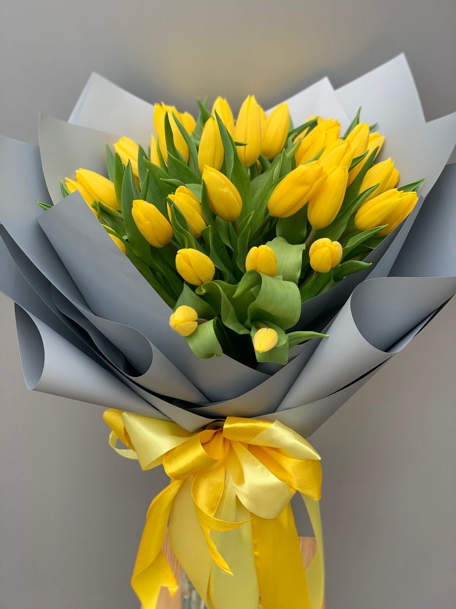 Yellow Tulips Premium