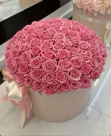 Pink Roses box