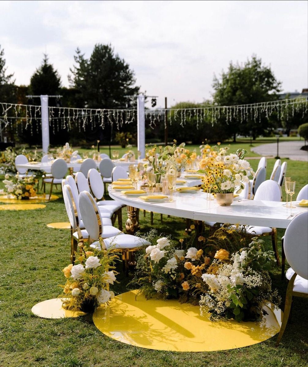 Weddings & events floral decoration Yellow