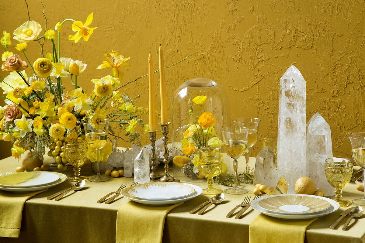 Weddings & events floral decoration Yellow