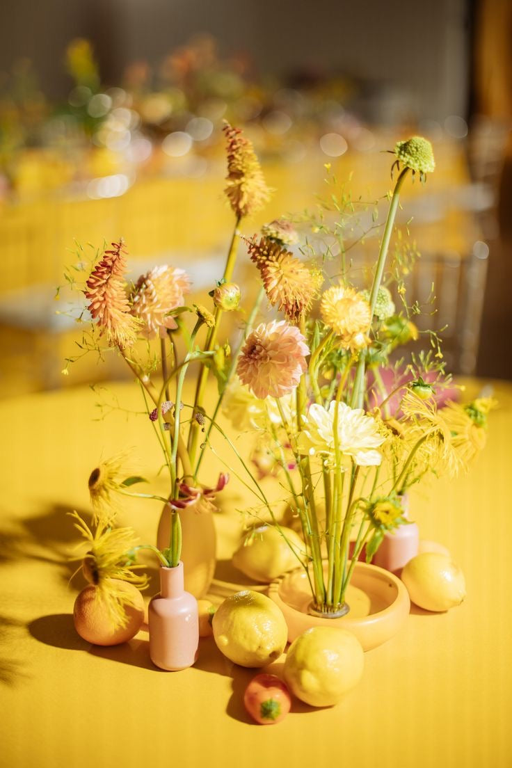 Weddings & events floral decoration Yellow