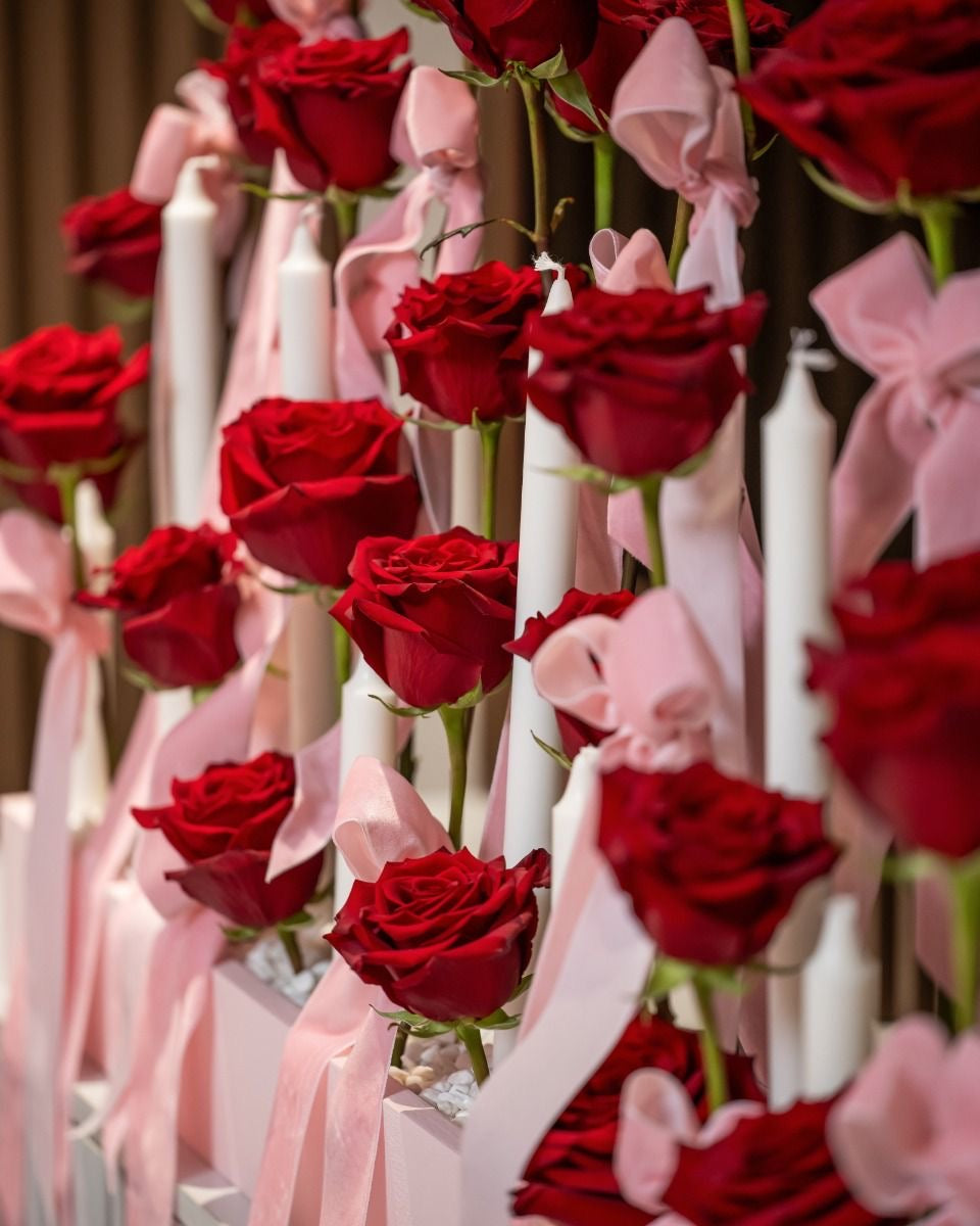 Weddings & events floral decoration Red