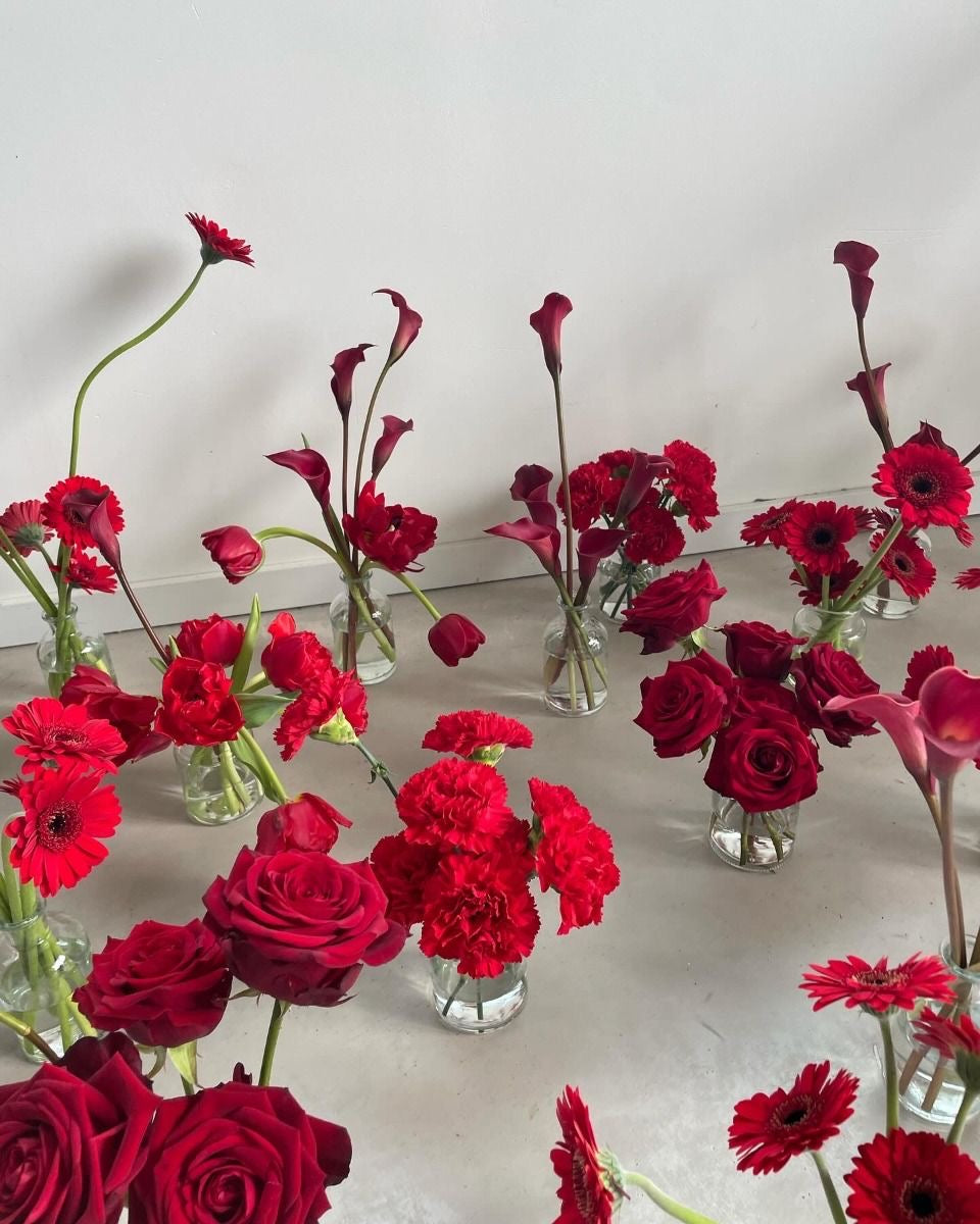 Weddings & events floral decoration Red