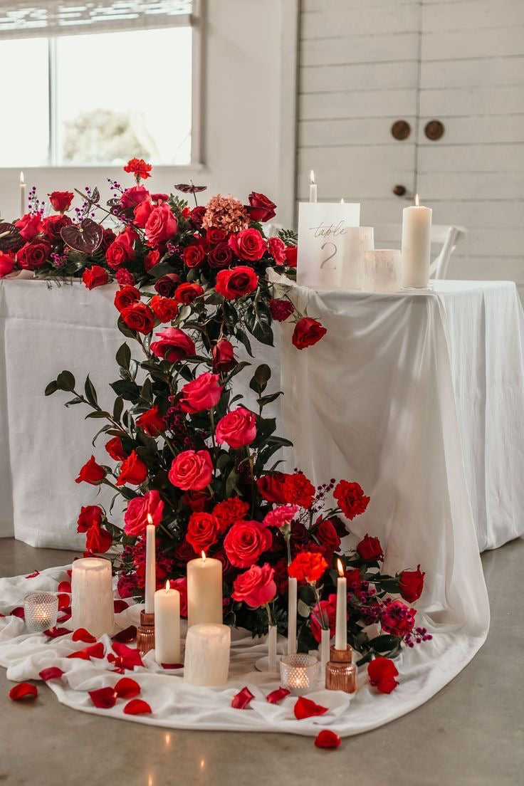 Weddings & events floral decoration Red