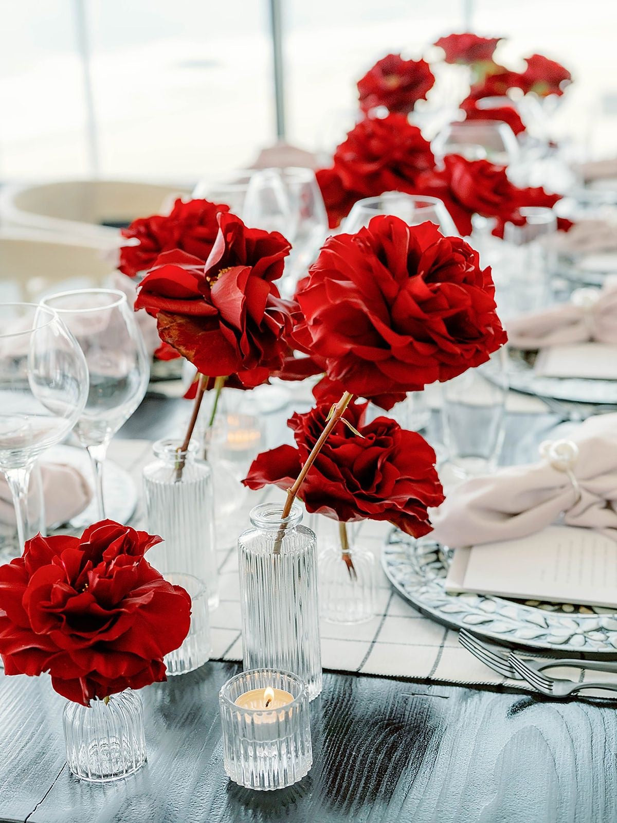 Weddings & events floral decoration Red