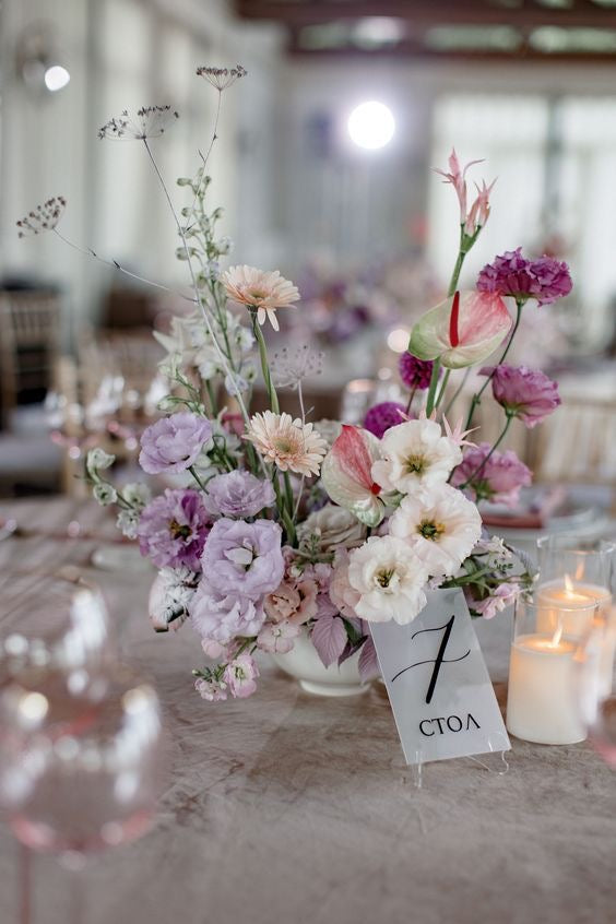 Weddings & events floral decoration Lilac