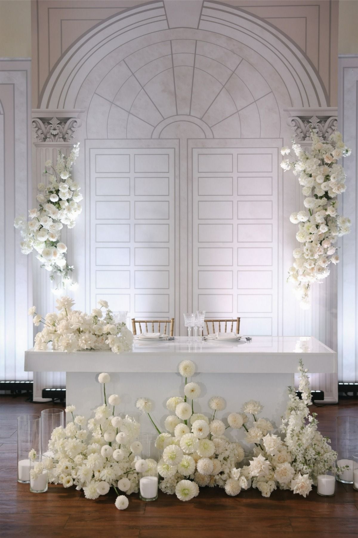 Weddings & events floral decoration White